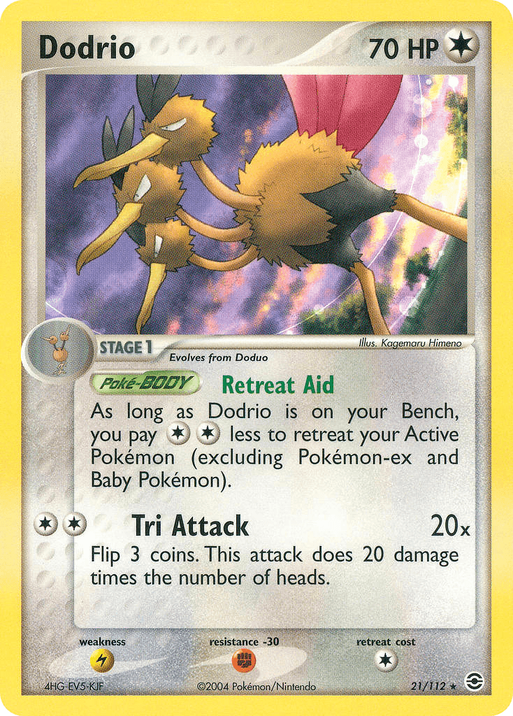 Dodrio FireRed & LeafGreen card