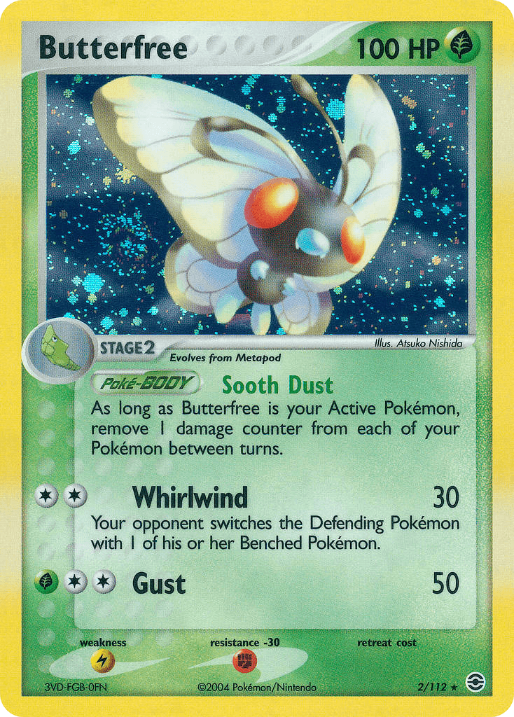 Butterfree FireRed & LeafGreen card
