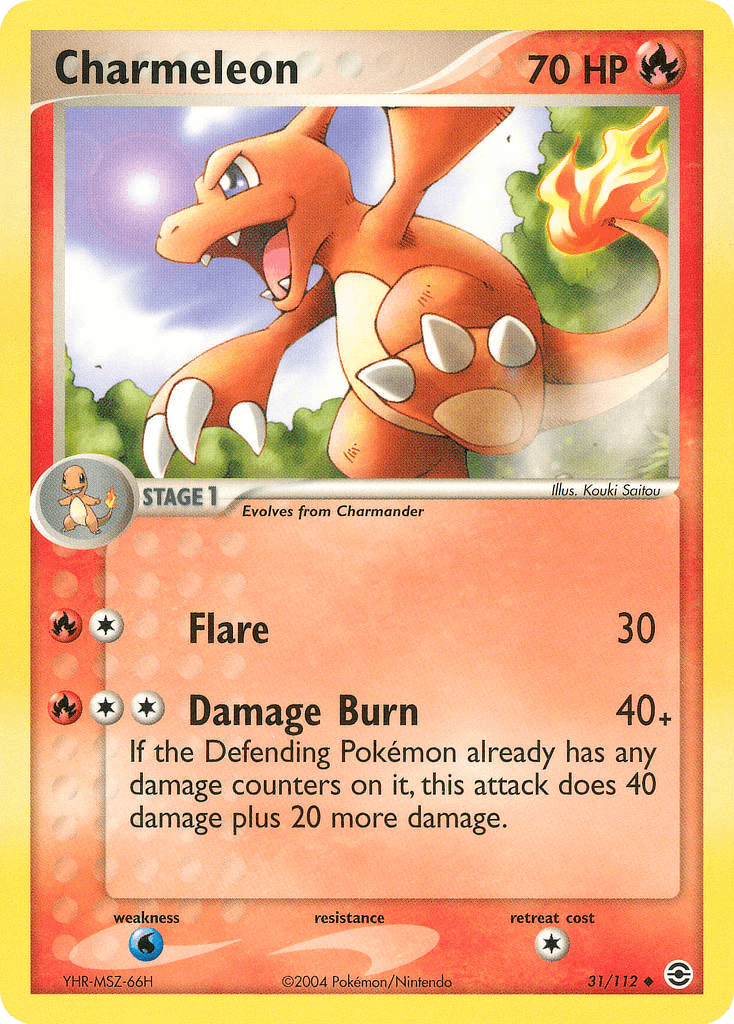 Charmeleon FireRed & LeafGreen card