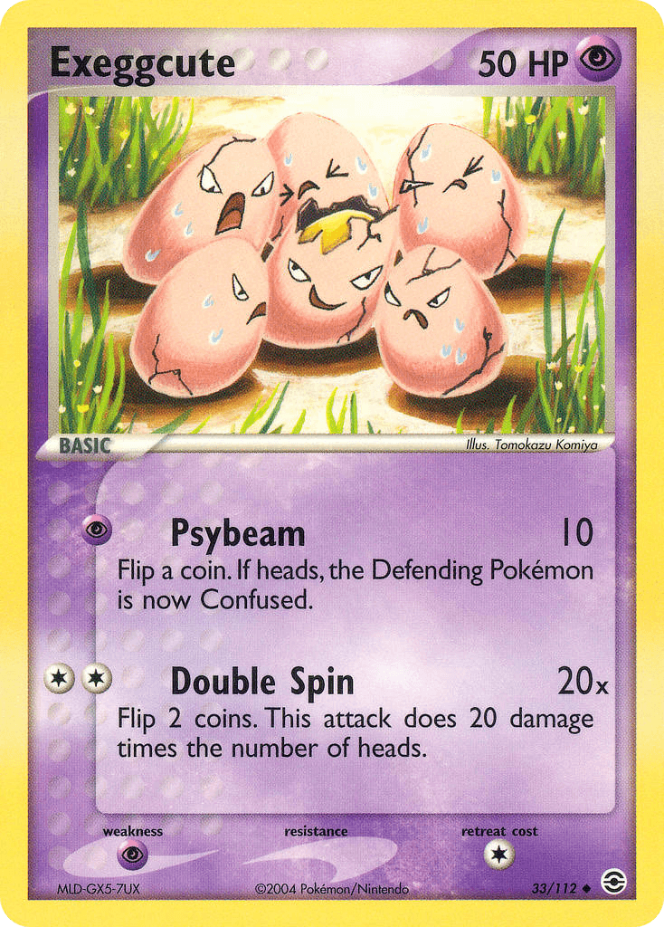 Exeggcute FireRed & LeafGreen card