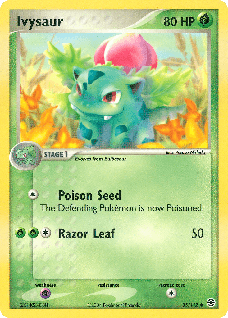 Ivysaur FireRed & LeafGreen card