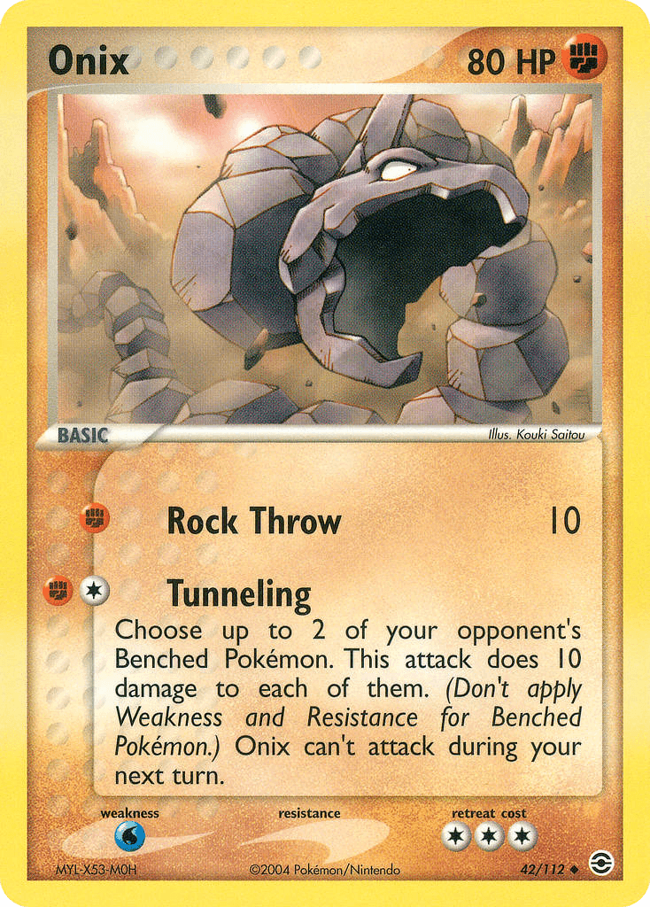 Onix FireRed & LeafGreen card