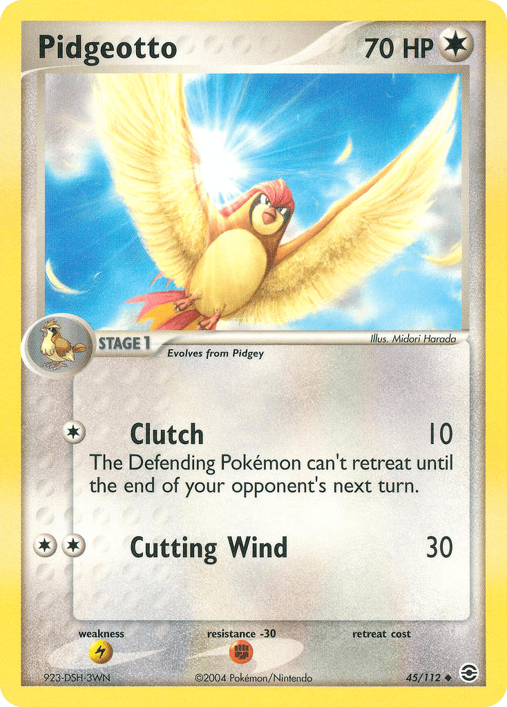 Pidgeotto FireRed & LeafGreen card