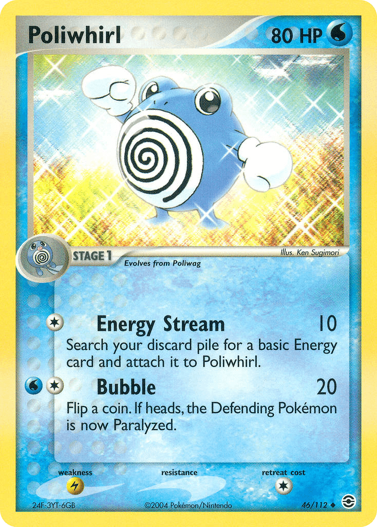 Poliwhirl FireRed & LeafGreen card