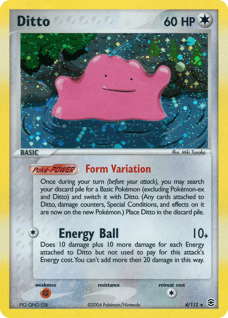Ditto FireRed & LeafGreen card