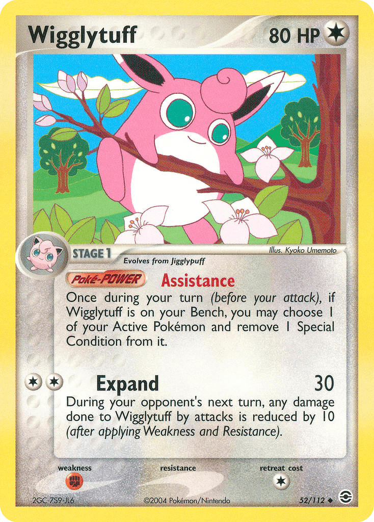 Wigglytuff FireRed & LeafGreen card