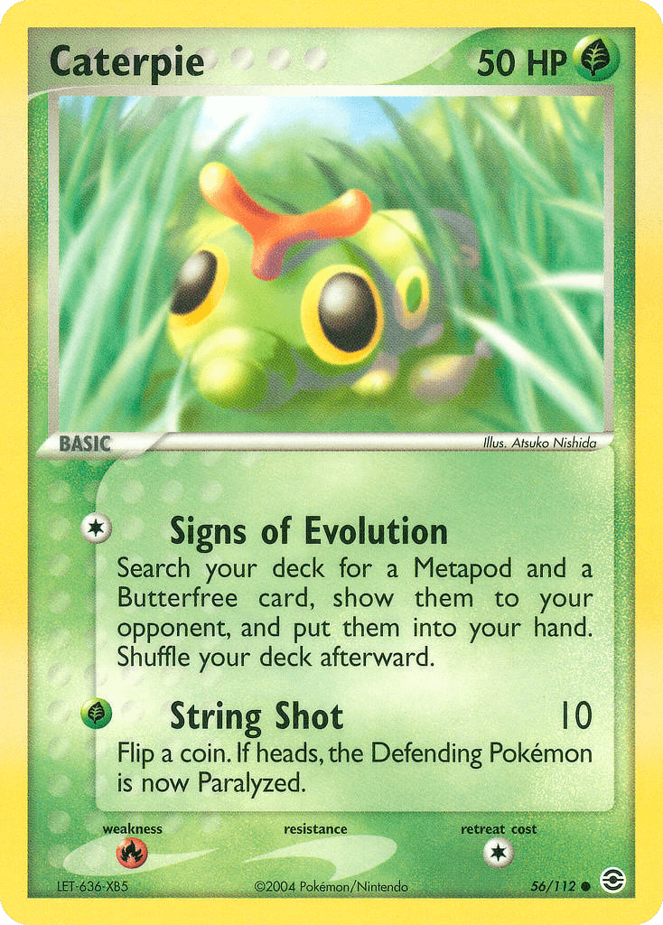 Caterpie FireRed & LeafGreen card