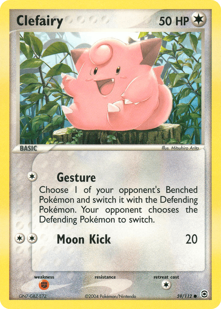Clefairy FireRed & LeafGreen card