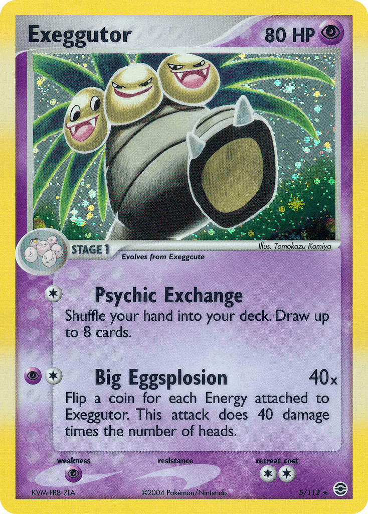 Exeggutor FireRed & LeafGreen card