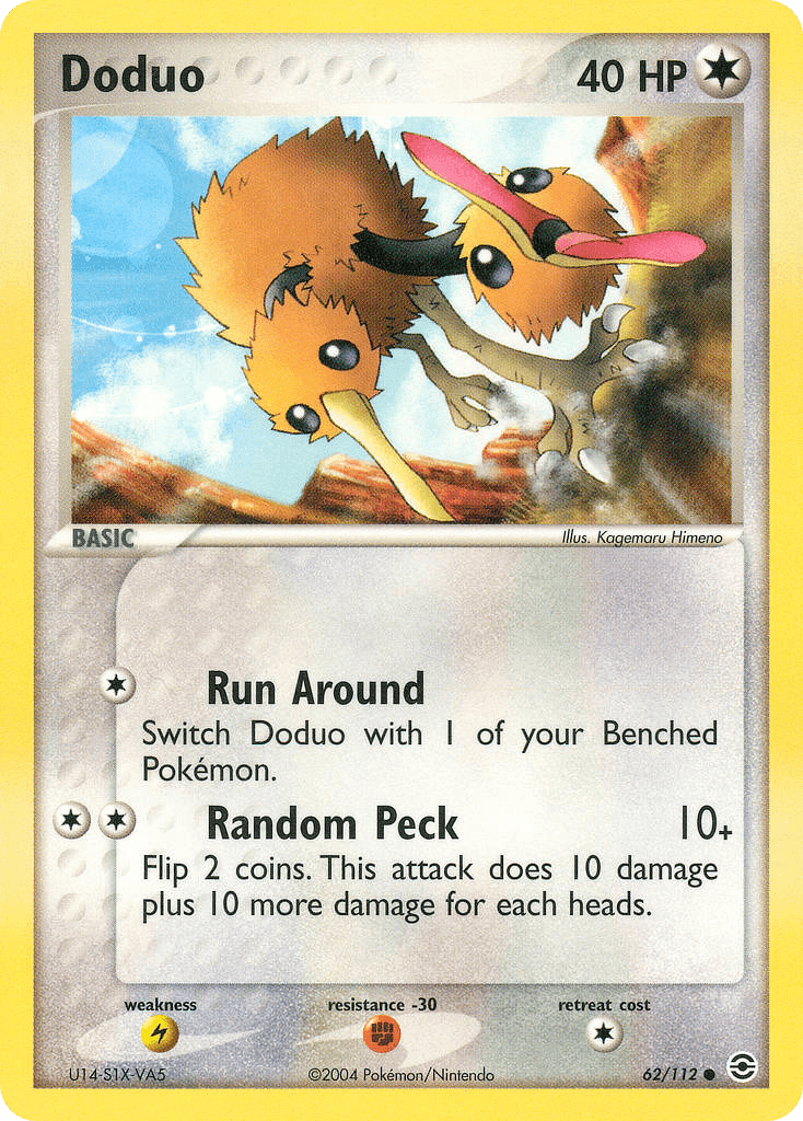 Doduo FireRed & LeafGreen card