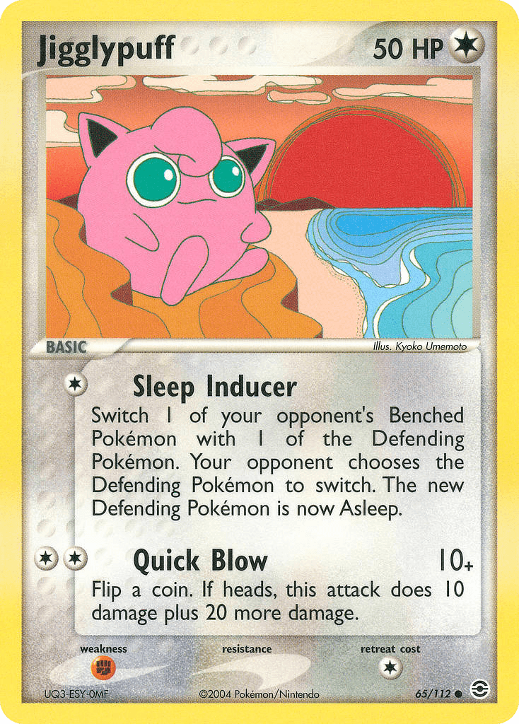 Jigglypuff FireRed & LeafGreen card