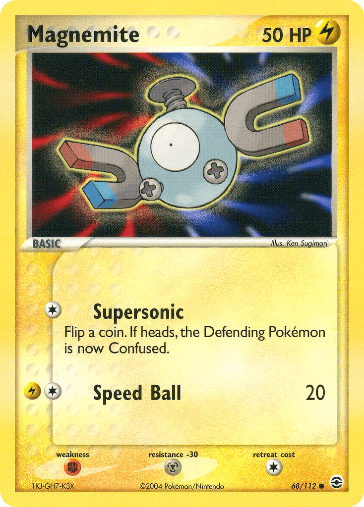 Magnemite FireRed & LeafGreen card