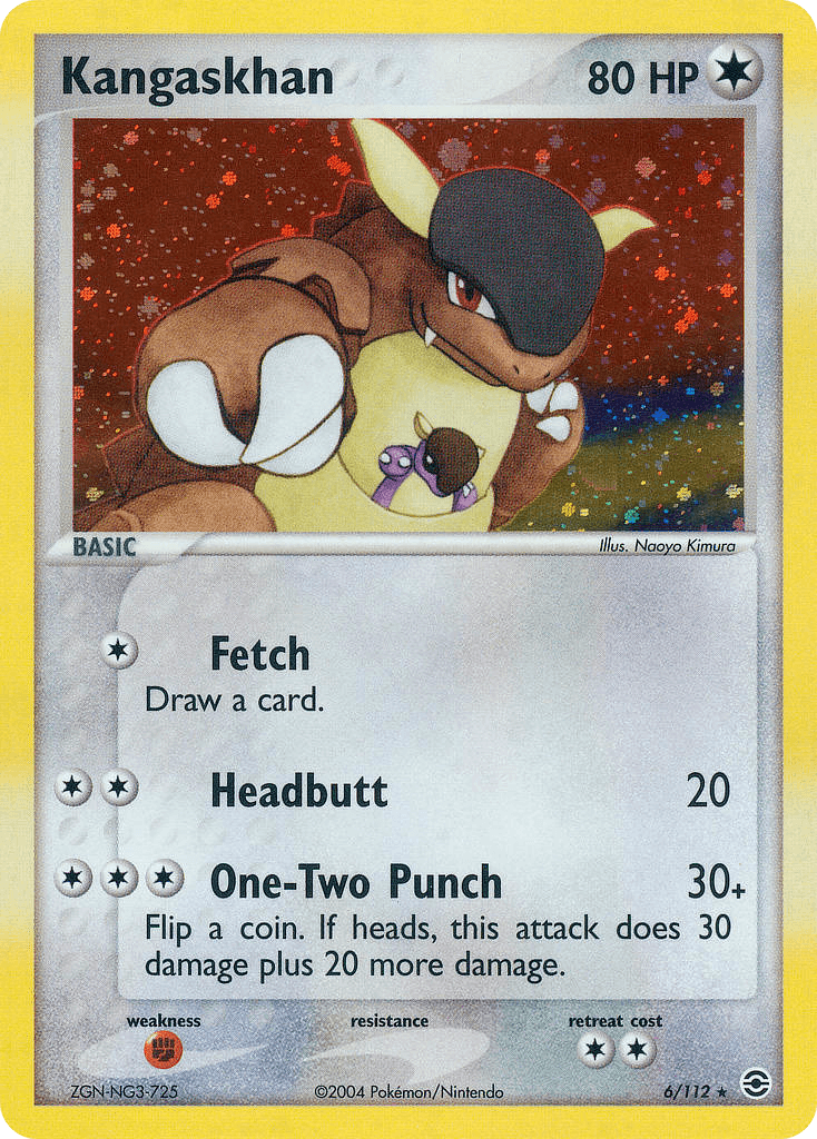 Kangaskhan FireRed & LeafGreen card