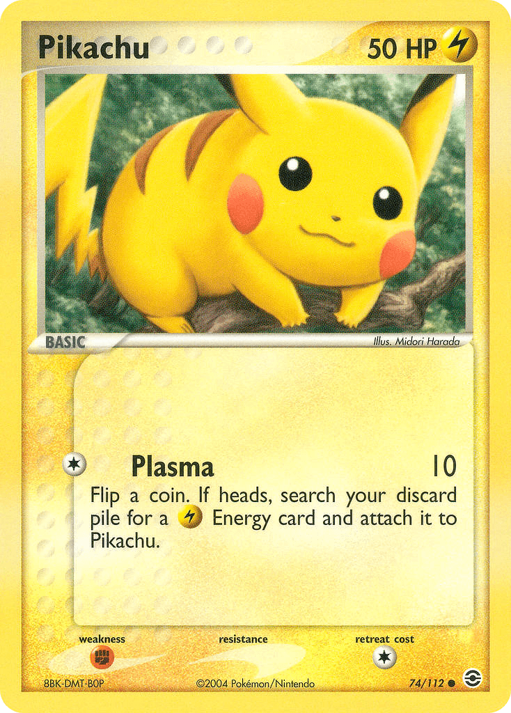 Pikachu FireRed & LeafGreen card