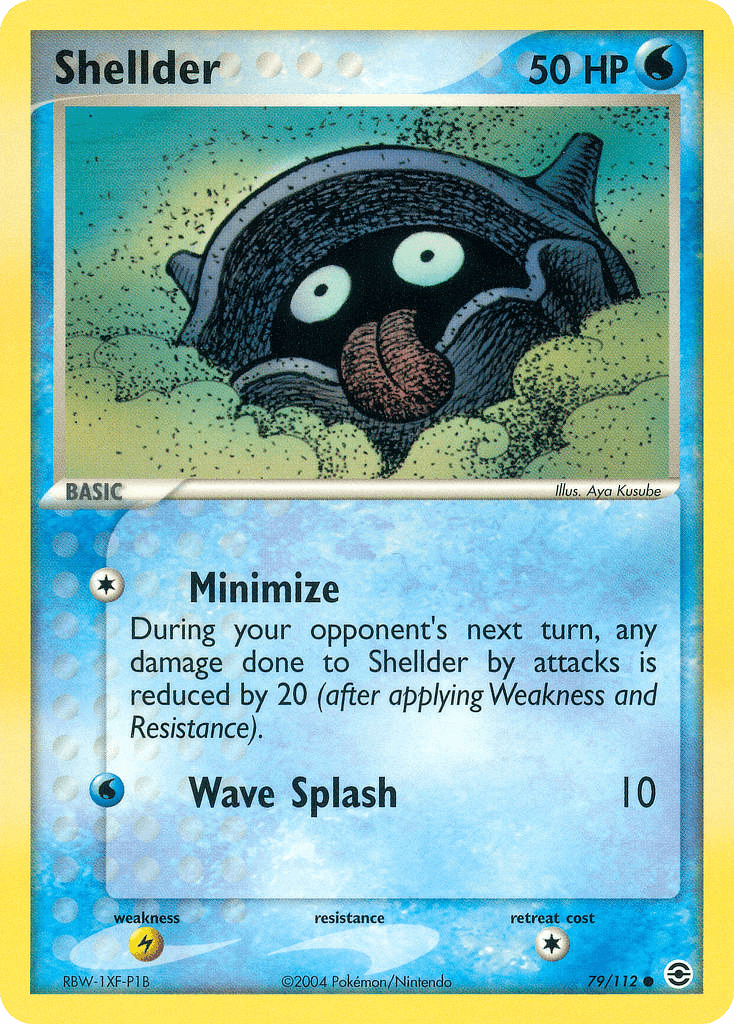 Shellder FireRed & LeafGreen card