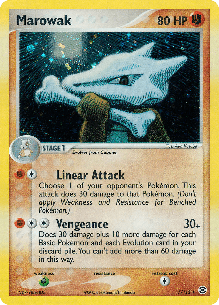 Marowak FireRed & LeafGreen card