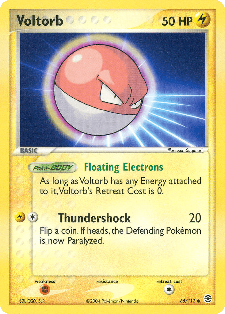 Voltorb FireRed & LeafGreen card