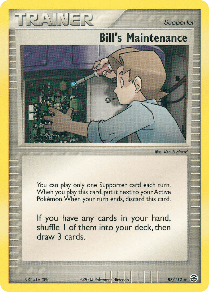 Bill's Maintenance FireRed & LeafGreen card