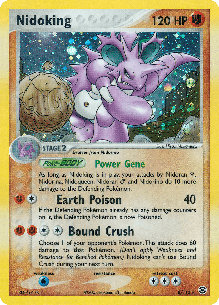 Nidoking FireRed & LeafGreen card