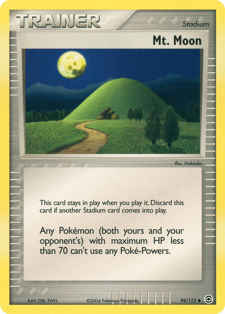 Mt. Moon FireRed & LeafGreen card