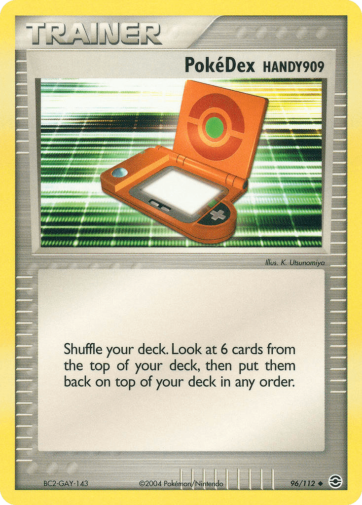 PokéDex HANDY909 FireRed & LeafGreen card