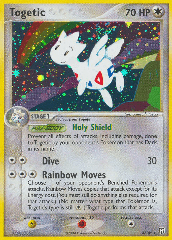 Togetic Team Rocket Returns card
