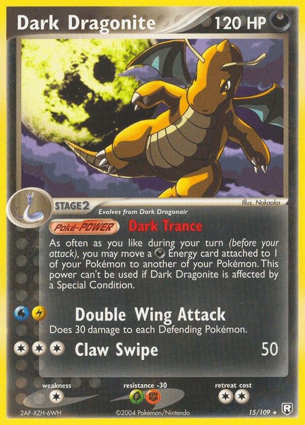 Dark Dragonite Team Rocket Returns card