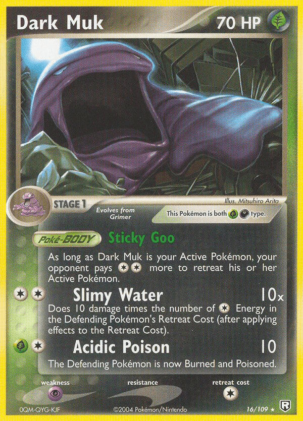 Dark Muk Team Rocket Returns card