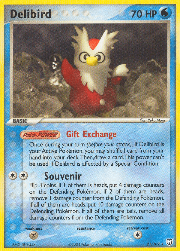 Delibird Team Rocket Returns card