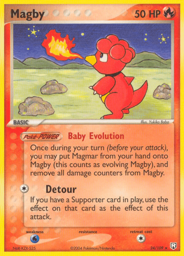 Magby Team Rocket Returns card