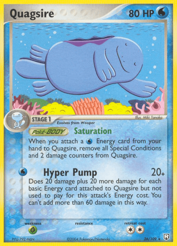 Quagsire Team Rocket Returns card