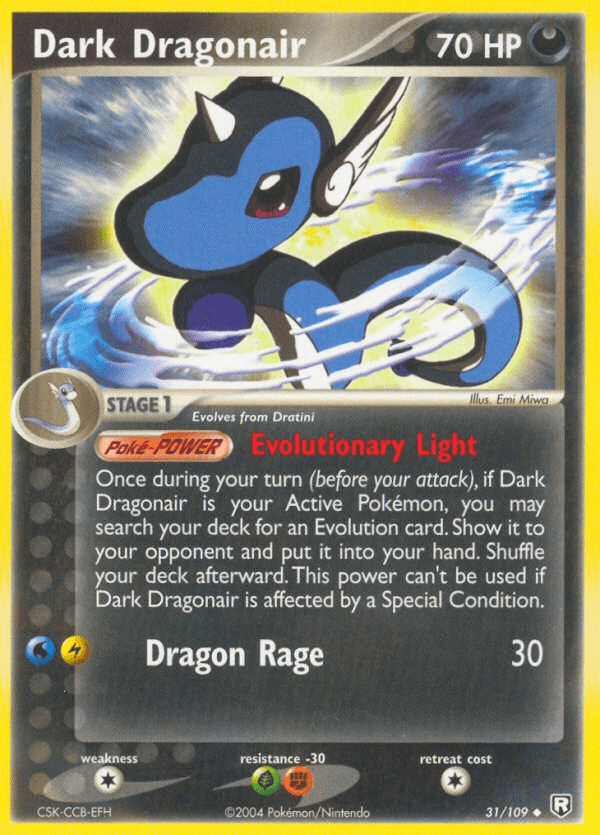 Dark Dragonair Team Rocket Returns card