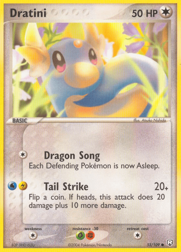 Dratini Team Rocket Returns card