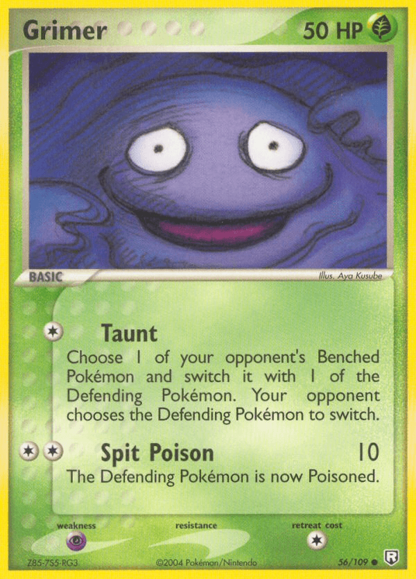 Grimer Team Rocket Returns card
