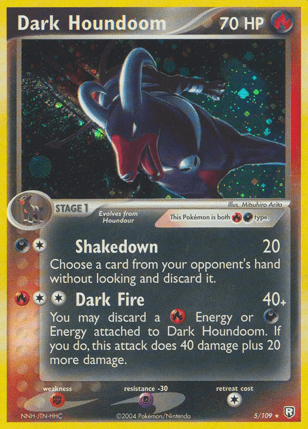 Dark Houndoom Team Rocket Returns card