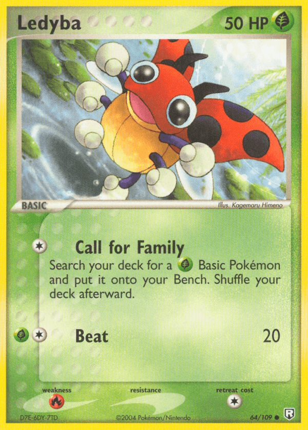 Ledyba Team Rocket Returns card