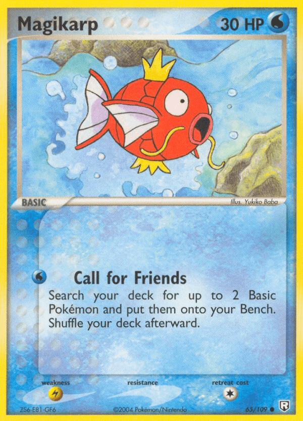 Magikarp Team Rocket Returns card