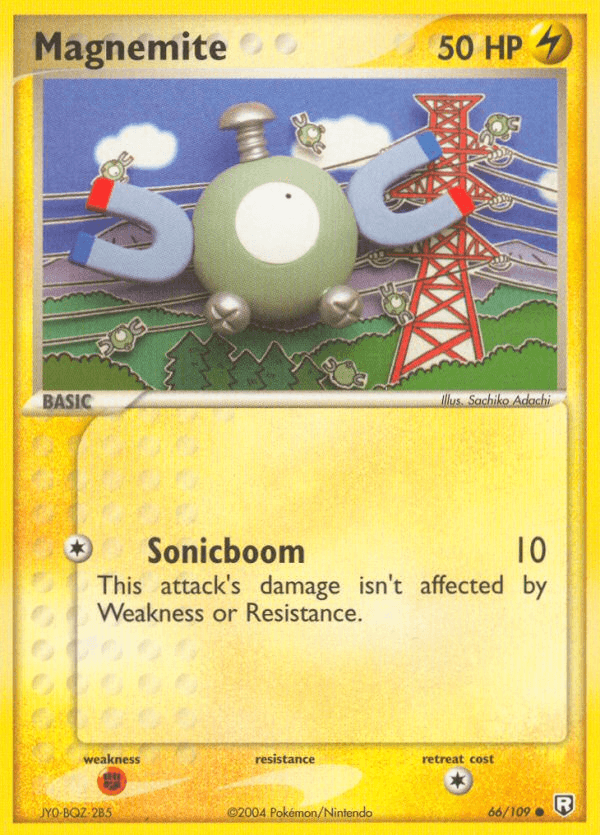 Magnemite Team Rocket Returns card
