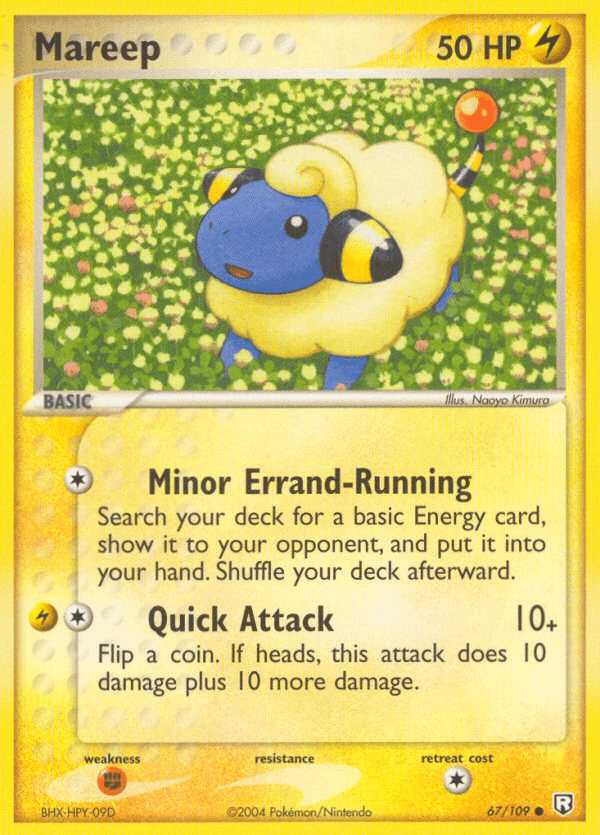 Mareep Team Rocket Returns card