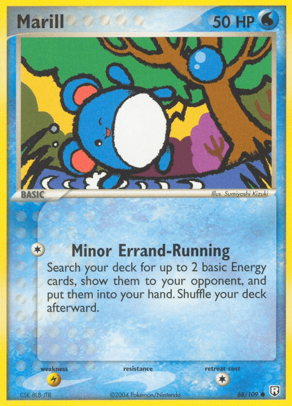 Marill Team Rocket Returns card