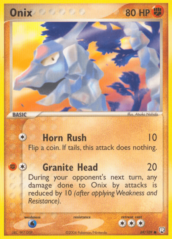 Onix 宝可梦 card