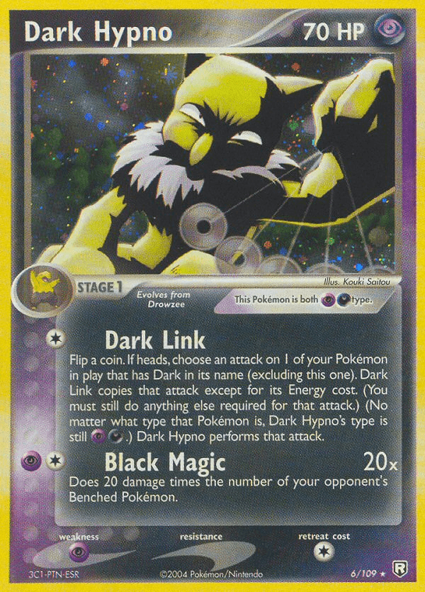 Dark Hypno Team Rocket Returns card