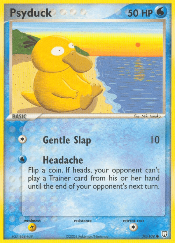 Psyduck Team Rocket Returns card
