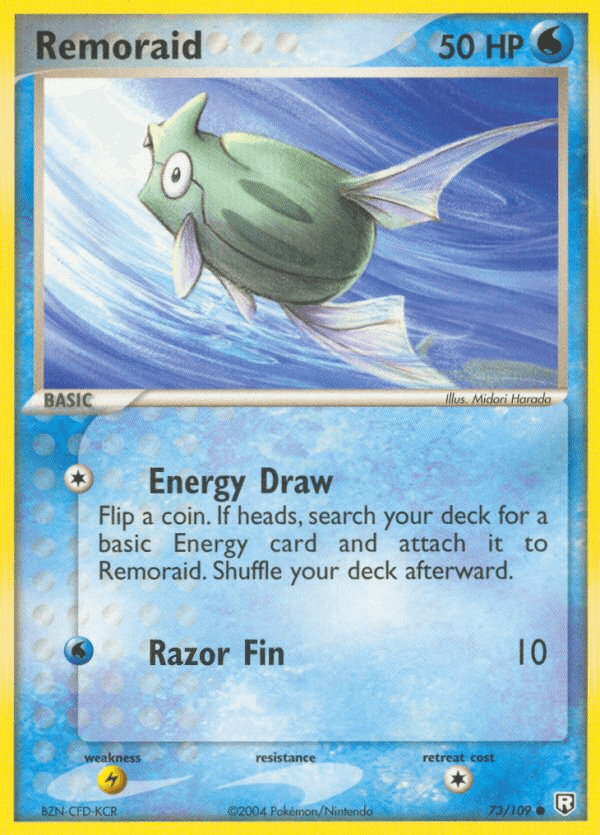 Remoraid Team Rocket Returns card