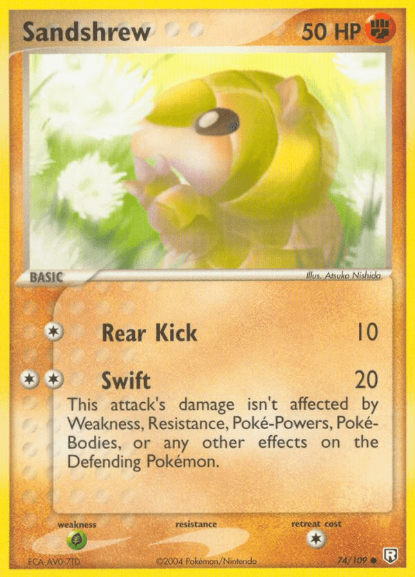 Sandshrew Team Rocket Returns card