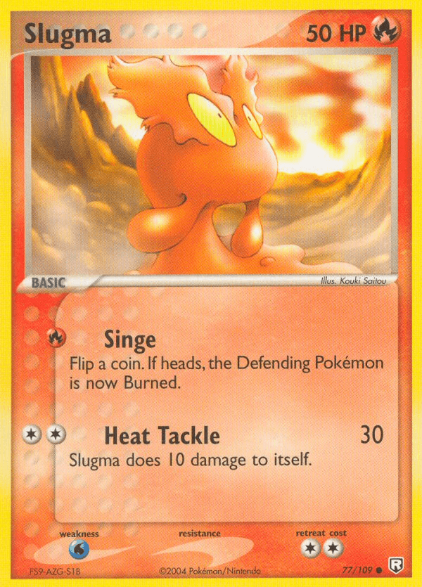 Slugma Team Rocket Returns card