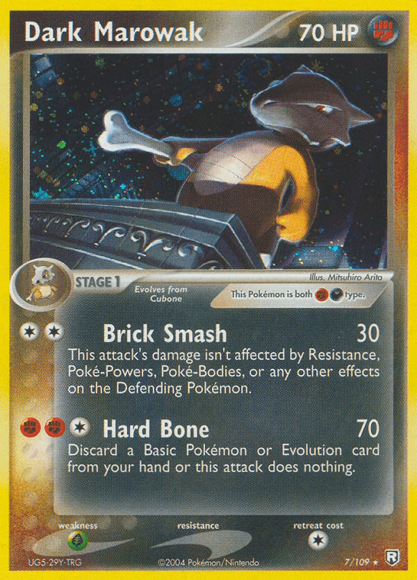 Dark Marowak Team Rocket Returns card