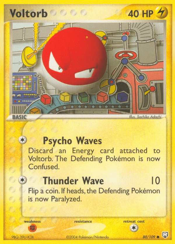 Voltorb Team Rocket Returns card