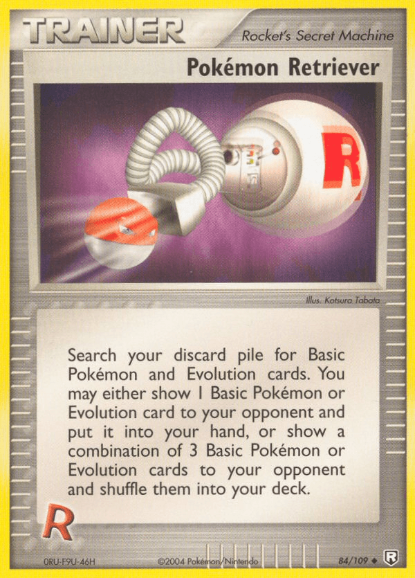 Pokémon Retriever Team Rocket Returns card