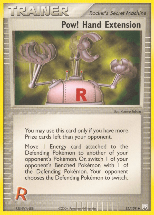Pow! Hand Extension Team Rocket Returns card